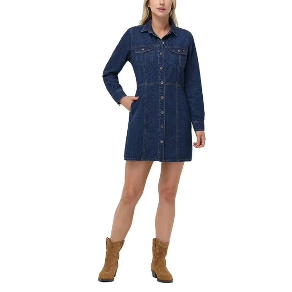 Frye Denim Long Sleeve Dress
